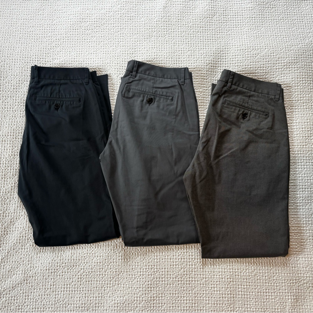Bonobos Charcoal and Slate Pants Bundle